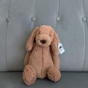 NWT Jellycat Medium Bashful Toffee Puppy